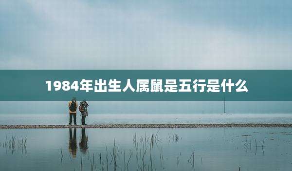 1984年出生人属鼠是五行是什么