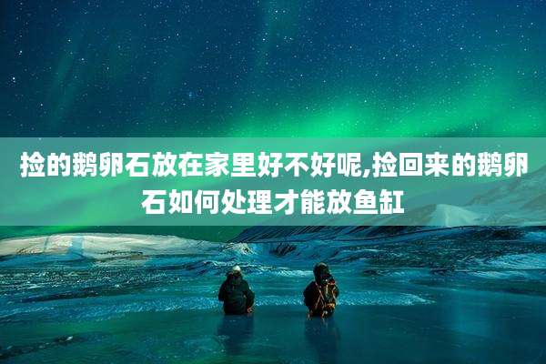捡的鹅卵石放在家里好不好呢,捡回来的鹅卵石如何处理才能放鱼缸