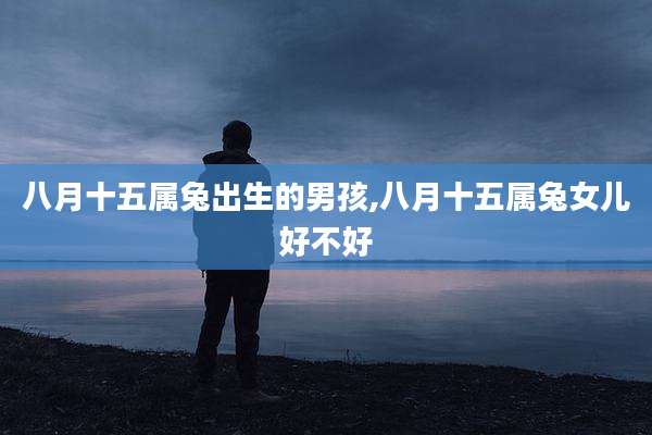 八月十五属兔出生的男孩,八月十五属兔女儿好不好