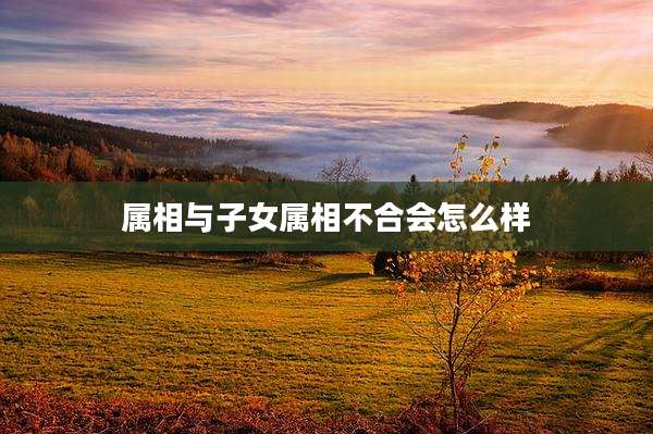 属相与子女属相不合会怎么样
