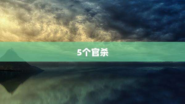 5个官杀
