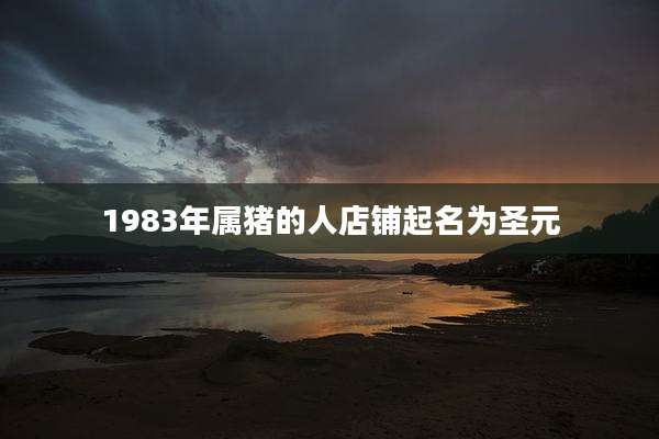 1983年属猪的人店铺起名为圣元