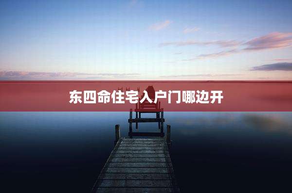 东四命住宅入户门哪边开