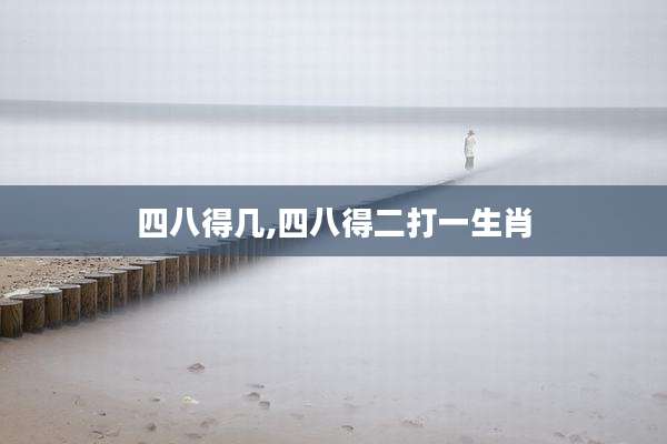 四八得几,四八得二打一生肖