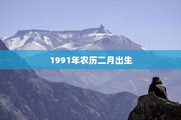1991年农历二月出生
