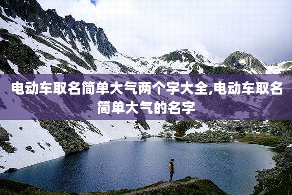 电动车取名简单大气两个字大全,电动车取名简单大气的名字