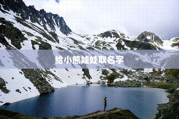 给小熊娃娃取名字