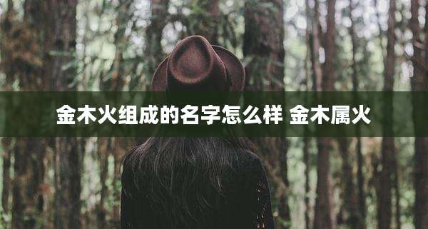 金木火组成的名字怎么样 金木属火