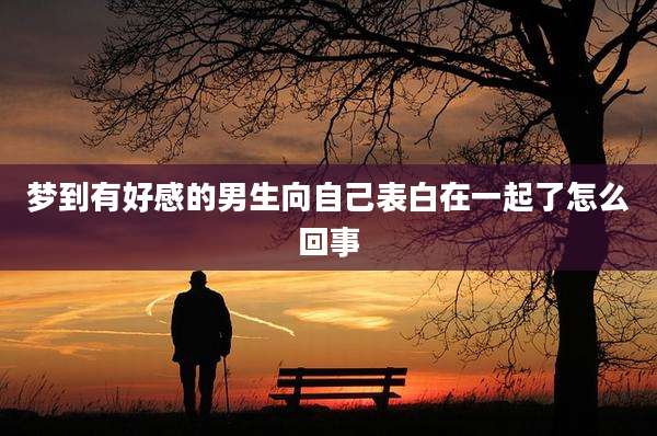梦到有好感的男生向自己表白在一起了怎么回事
