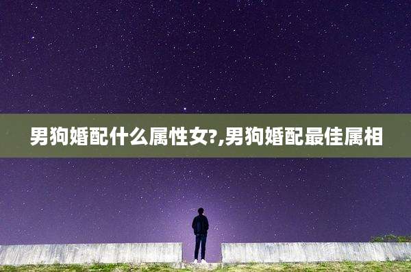 男狗婚配什么属性女?,男狗婚配最佳属相