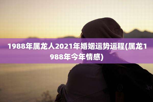 1988年属龙人2021年婚姻运势运程(属龙1988年今年情感)