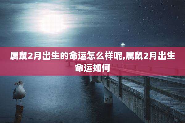 属鼠2月出生的命运怎么样呢,属鼠2月出生命运如何
