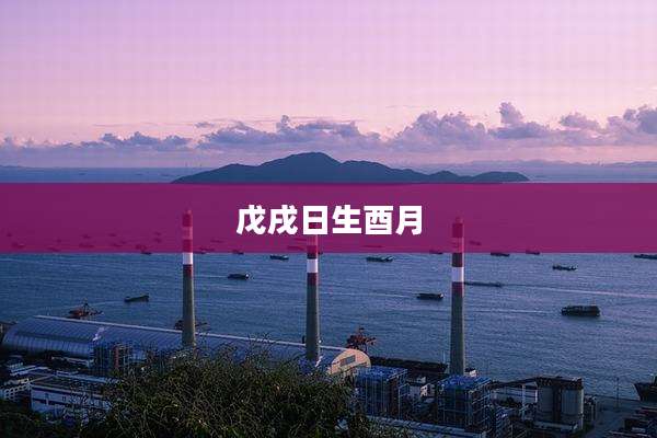 戊戌日生酉月