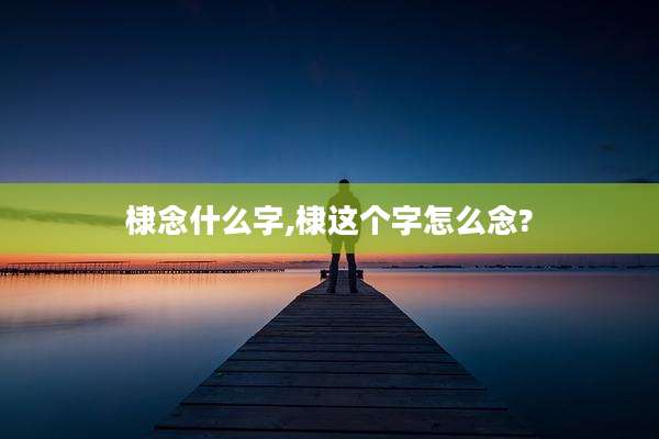 棣念什么字,棣这个字怎么念?