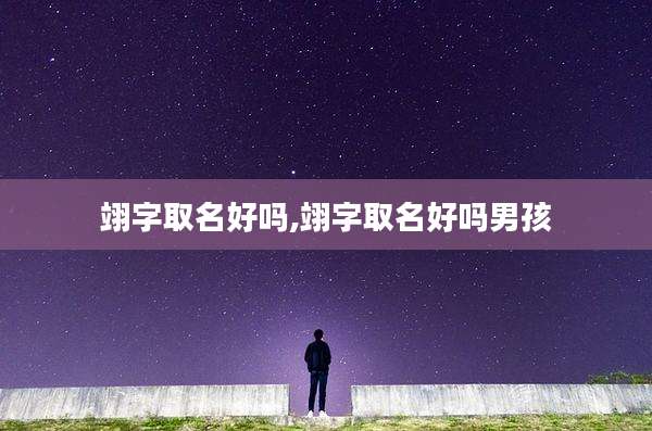 翊字取名好吗,翊字取名好吗男孩