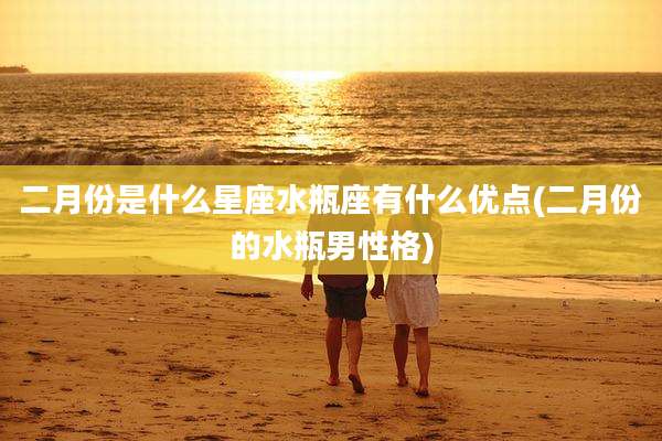 二月份是什么星座水瓶座有什么优点(二月份的水瓶男性格)