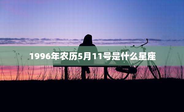 1996年农历5月11号是什么星座