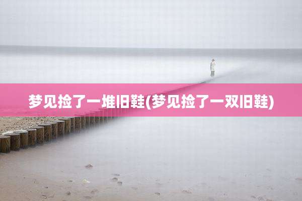 梦见捡了一堆旧鞋(梦见捡了一双旧鞋)