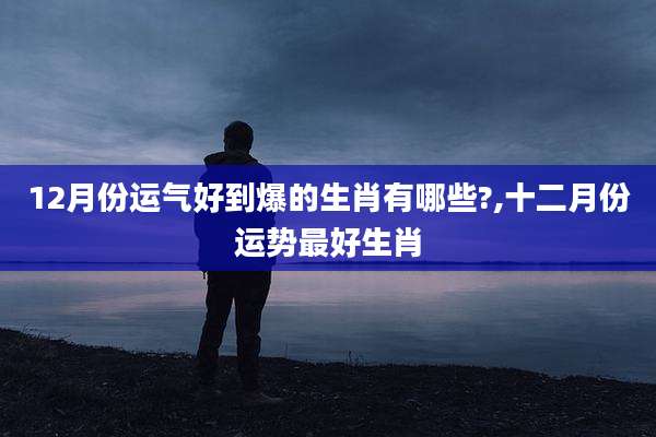 12月份运气好到爆的生肖有哪些?,十二月份运势最好生肖