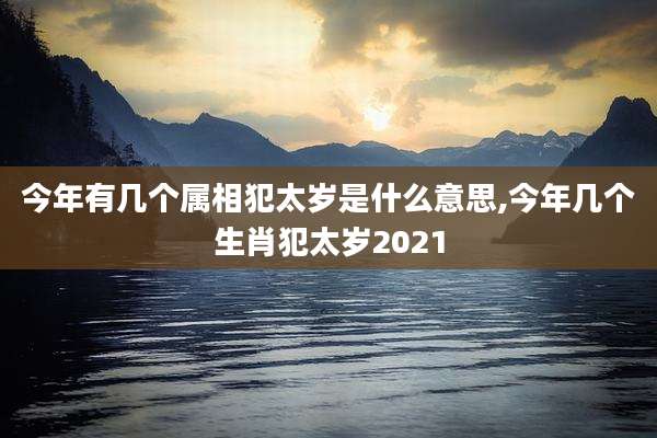 今年有几个属相犯太岁是什么意思,今年几个生肖犯太岁2021