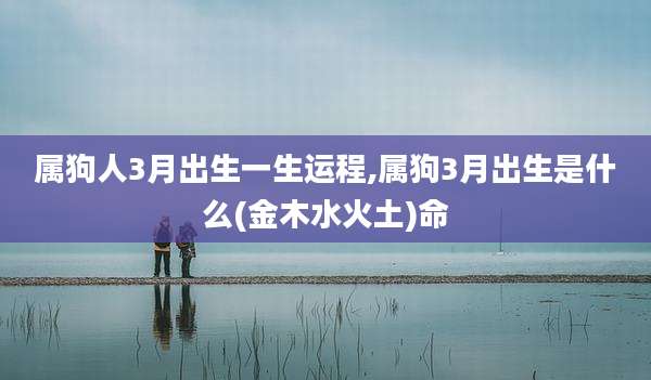 属狗人3月出生一生运程,属狗3月出生是什么(金木水火土)命