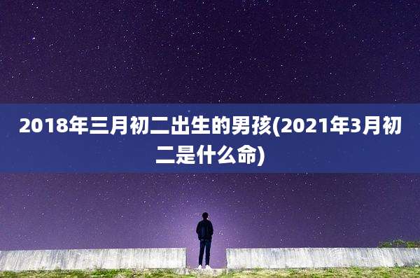 2018年三月初二出生的男孩(2021年3月初二是什么命)