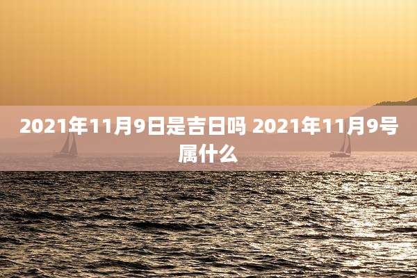 2021年11月9日是吉日吗 2021年11月9号属什么