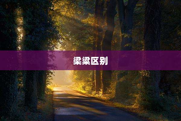 梁粱区别