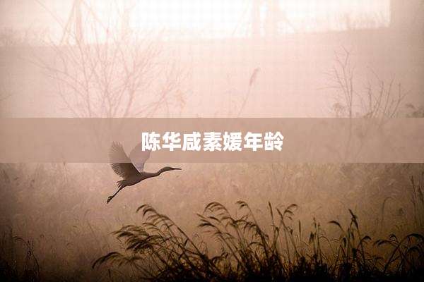 陈华咸素媛年龄