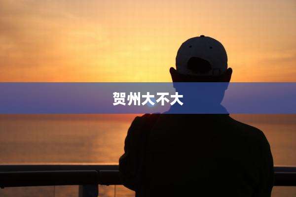 贺州大不大