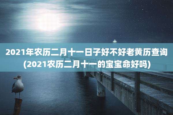 2021年农历二月十一日子好不好老黄历查询(2021农历二月十一的宝宝命好吗)