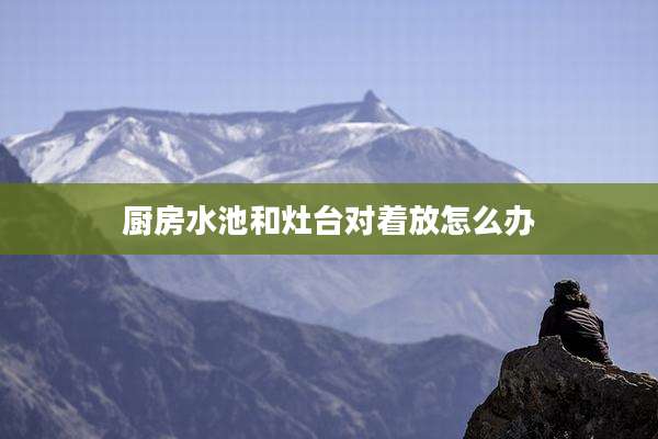 厨房水池和灶台对着放怎么办