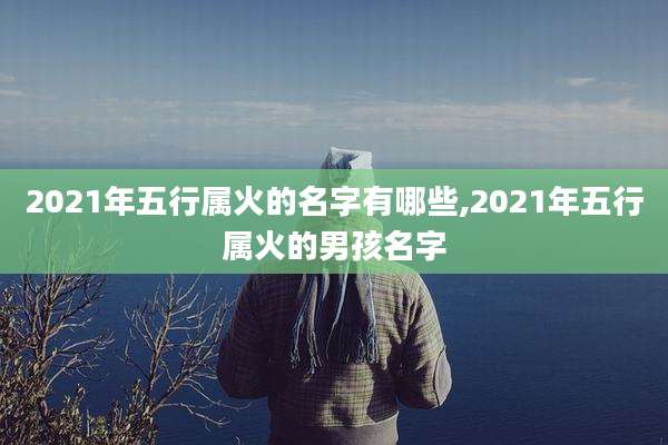 2021年五行属火的名字有哪些,2021年五行属火的男孩名字