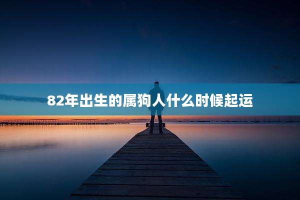 82年出生的属狗人什么时候起运