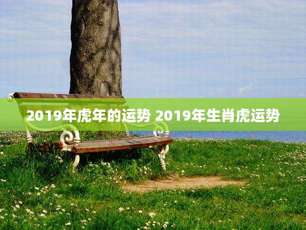 2019年虎年的运势 2019年生肖虎运势