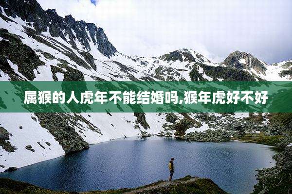 属猴的人虎年不能结婚吗,猴年虎好不好