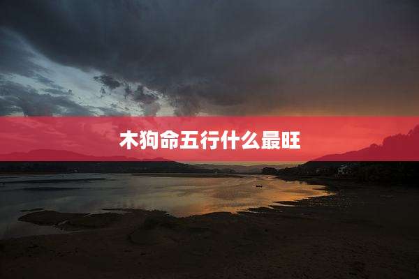 木狗命五行什么最旺