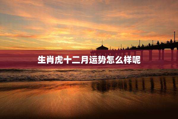 生肖虎十二月运势怎么样呢
