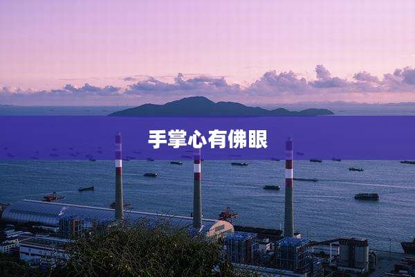 手掌心有佛眼