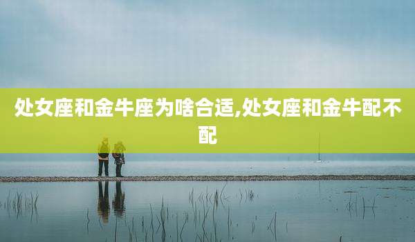 处女座和金牛座为啥合适,处女座和金牛配不配