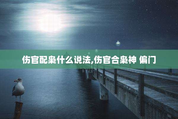 伤官配枭什么说法,伤官合枭神 偏门