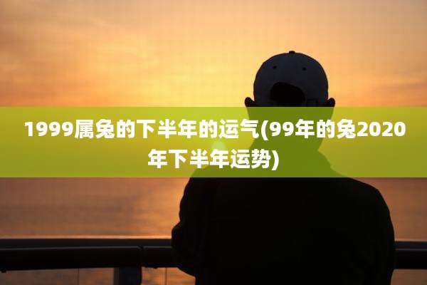 1999属兔的下半年的运气(99年的兔2020年下半年运势)