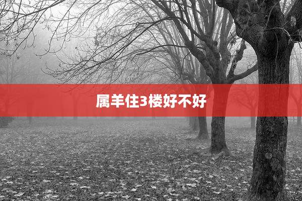 属羊住3楼好不好