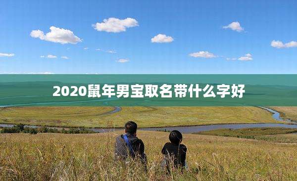 2020鼠年男宝取名带什么字好