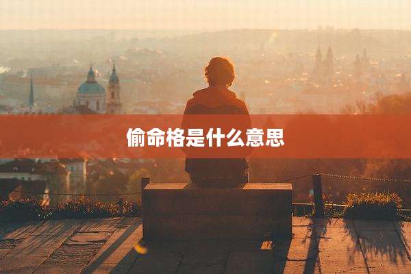 偷命格是什么意思