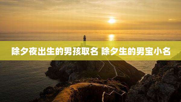 除夕夜出生的男孩取名 除夕生的男宝小名