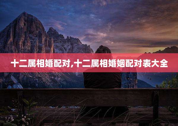十二属相婚配对,十二属相婚姻配对表大全