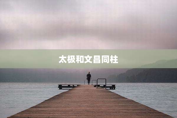 太极和文昌同柱