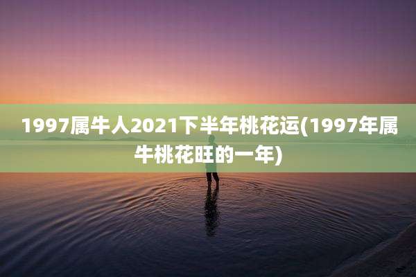 1997属牛人2021下半年桃花运(1997年属牛桃花旺的一年)