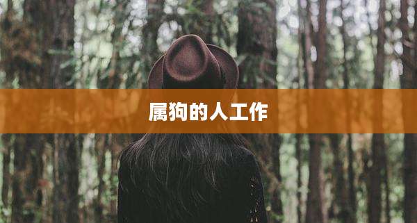 属狗的人工作